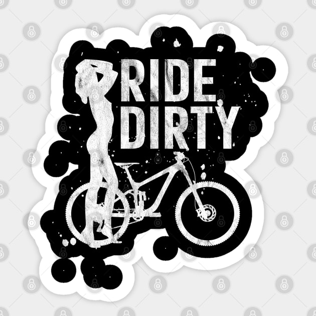 mountain bike mtb men gift cycling downhill bicycle Sticker by TheOutdoorPeople